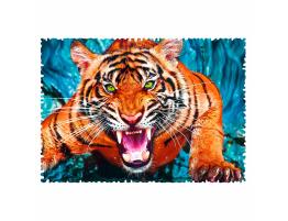 Puzzle Trefl Crazy Shapes Frente a un Tigre de 600 Pzs