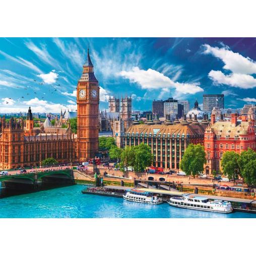 Puzzle Trefl Dia Ensolarado em Londres de 500 Piezas