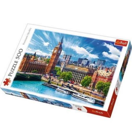 Puzzle Trefl Dia Ensolarado em Londres de 500 Piezas