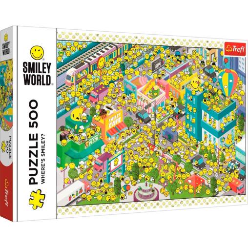 Puzzle Trefl Dónde Está Smiley de 500 Piezas