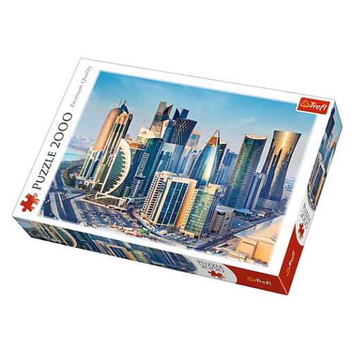 Puzzle Trefl Doha, Qatar de 2000 Piezas