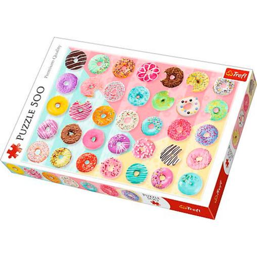 Puzzle Trefl Donuts y Rosquillas de 500 Piezas