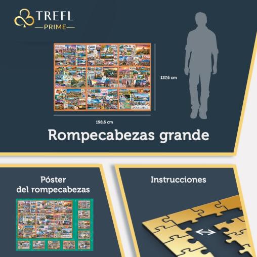 Puzzle Trefl El Viaje de las Mil Millas de 13500 Pzs