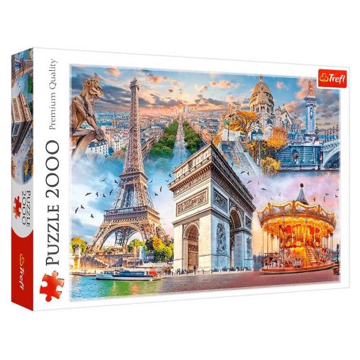 Puzzle Trefl Fin de Semana en París de 2000 Piezas