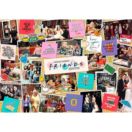 Puzzle Trefl Friends, Mejores Momentos de 1000 Piezas