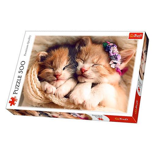 Puzzle Trefl Gatitos Durmiendo de 500 Piezas