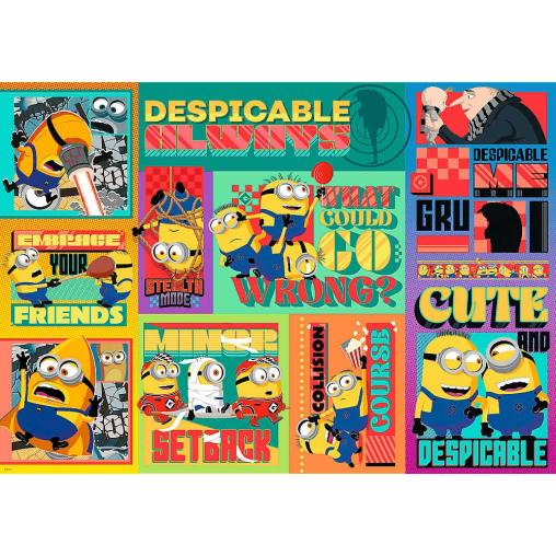 Puzzle Trefl Gru Y Minions 4 de 1000 Piezas