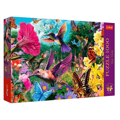 Puzzle Trefl Jardín Del Colibrí de 1000 Piezas