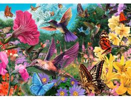 Puzzle Trefl Jardín Del Colibrí de 1000 Piezas