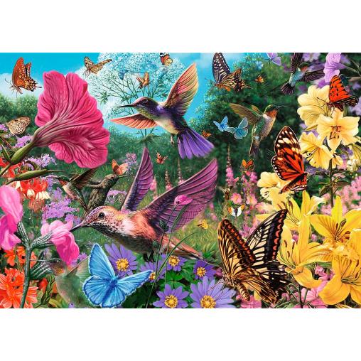 Puzzle Trefl Jardín Del Colibrí de 1000 Piezas