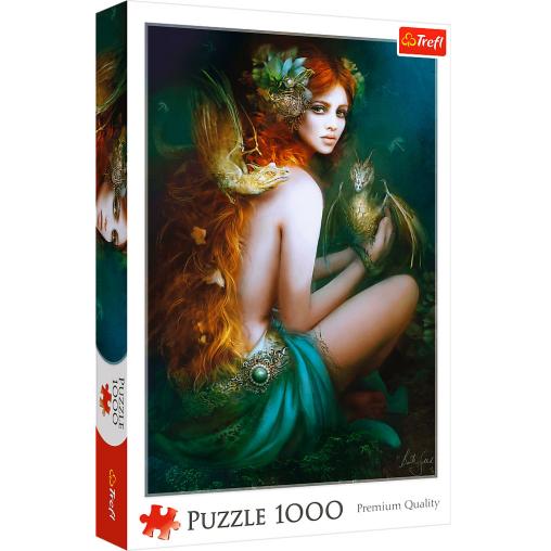 Puzzle Trefl Amiga de Dragones de 1000 Piezas