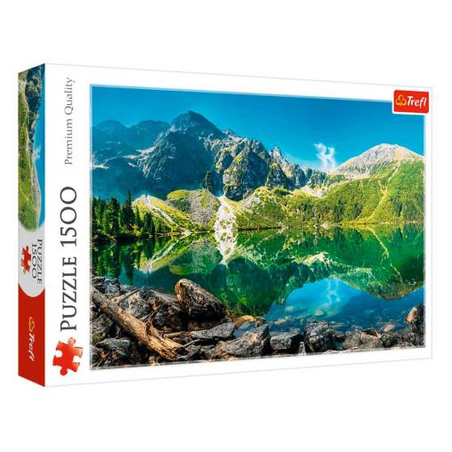 Puzzle Trefl Lago Morskie Oko, Polonia de 1500 Piezas