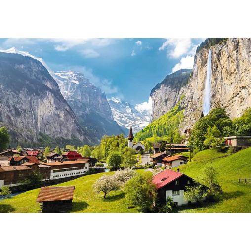 Puzzle Trefl Lauterbrunnen, Suiza de 3000 Pieza