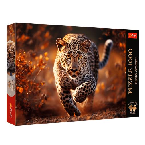 Puzzle Trefl Leopardo Salvaje de 1000 Piezas