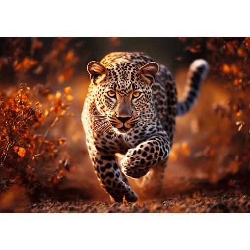 Puzzle Trefl Leopardo Salvaje de 1000 Piezas