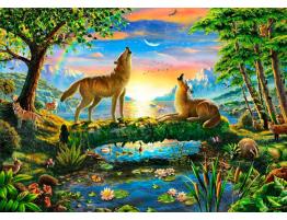 Puzzle Trefl Lobos en la Naturaleza de 500 Piezas