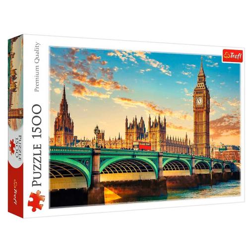 Puzzle Trefl Londres, Reino Unido de 1500 Piezas