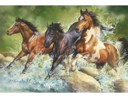 Puzzle Trefl Los Tres Caballos Salvajes de 1500 Piezas