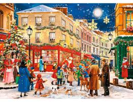 Puzzle Trefl Madera Calle en Navidad de 1000 Piezas