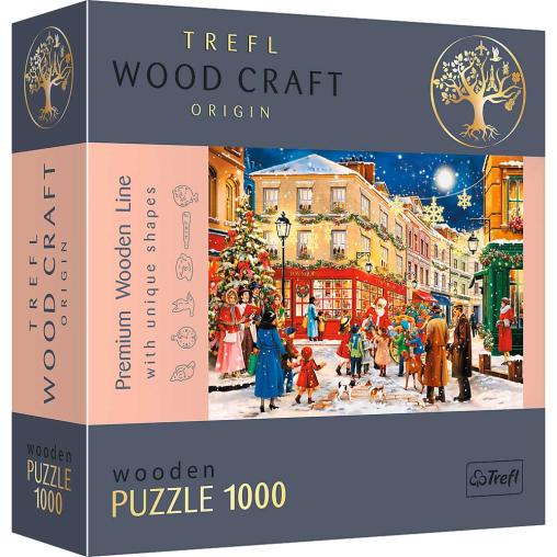 Puzzle Trefl Madera Calle en Navidad de 1000 Piezas