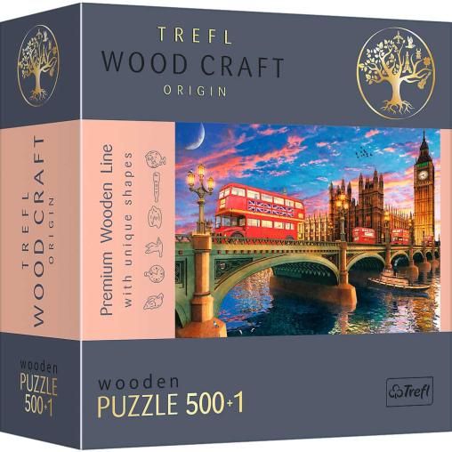 Puzzle Trefl Madera Palacio de Westminster, Londres de 500 Pzs