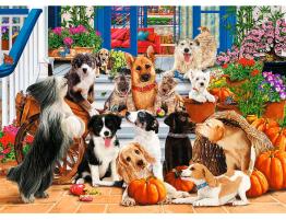 Puzzle Trefl Madera Perritos Amigos de 1000 Piezas