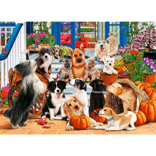 Puzzle Trefl Madera Perritos Amigos de 1000 Piezas