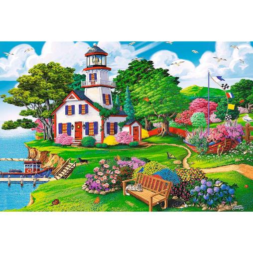 Puzzle Trefl Madera Refugio de Verano de 500 Piezas