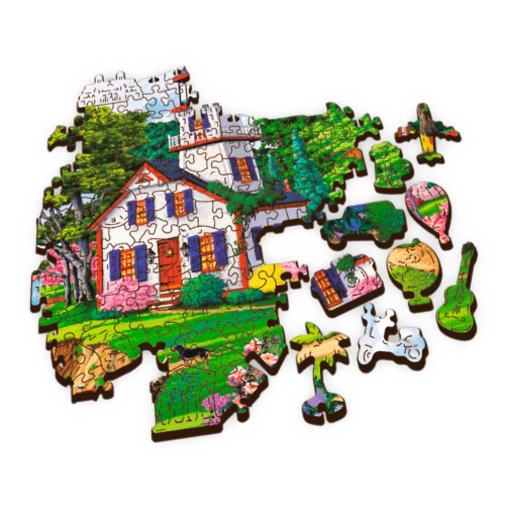 Puzzle Trefl Madera Refugio de Verano de 500 Piezas