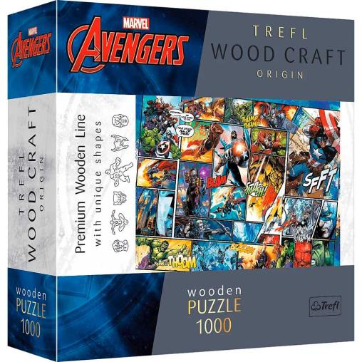 Puzzle Trefl Madera Universo Marvel de 1000 Piezas