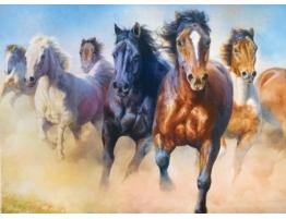 Puzzle Trefl Manada de Caballos al Galope de 2000 Piezas