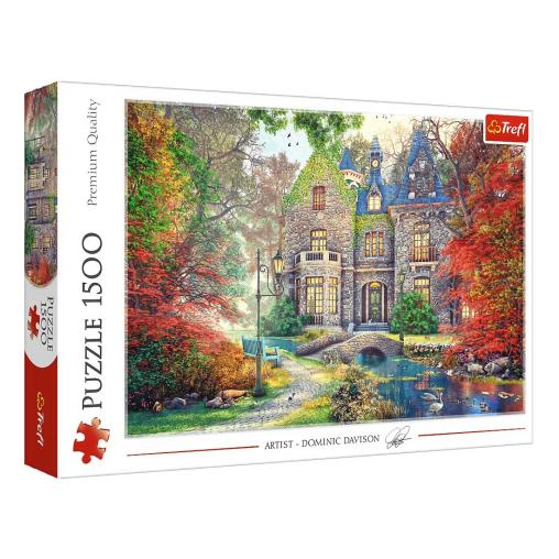 Puzzle Trefl Mansión De Otoño de 1500 Piezas