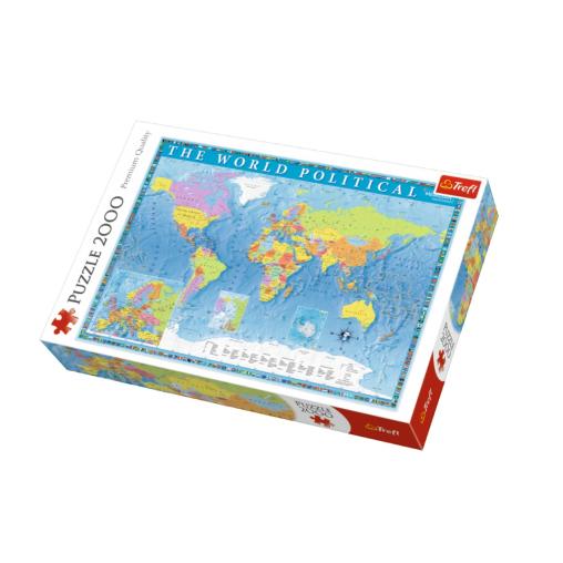 Puzzle Trefl Mapa Político del Mundo de 2000 Piezas