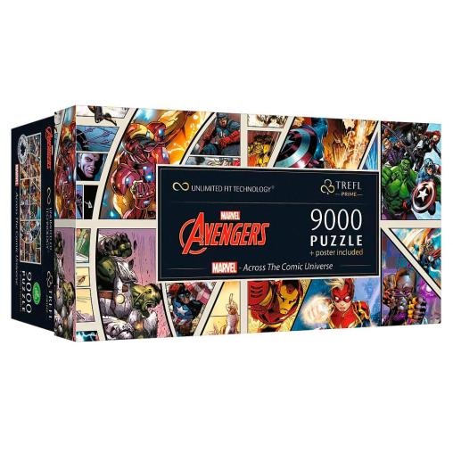 Puzzle Trefl Marvel A Través Del Universo del Cómic de 9000 Pzs