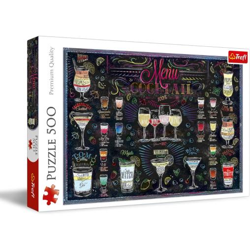 Puzzle Trefl Menú de Cócteles de 500 Piezas