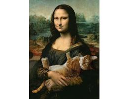 Puzzle Trefl El Gato de Mona Lisa de 500 Piezas