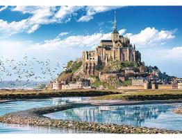 Puzzle Trefl Mont Saint-Michel, Francia de 1000 Piezas