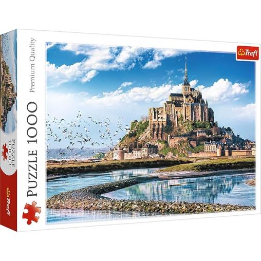 Puzzle Trefl Mont Saint-Michel, Francia de 1000 Piezas