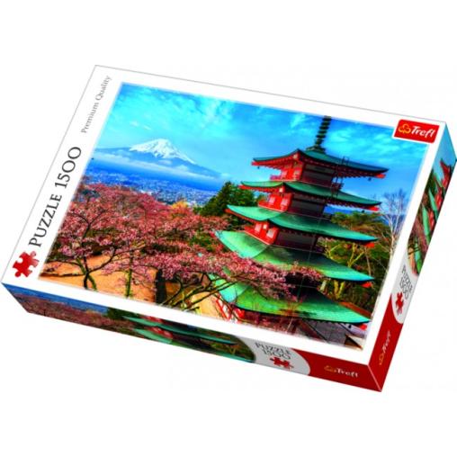 Puzzle Trefl Monte Fuji, Japón de 1500 Piezas