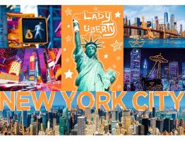 Puzzle Trefl Neón New York City de 1000 Piezas