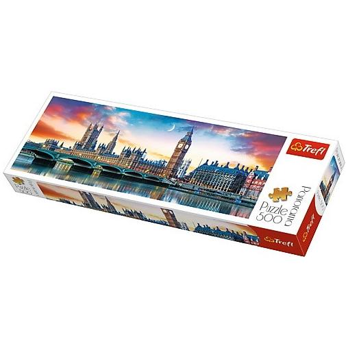 Puzzle Trefl Panorama Big Ben y Palacio de Westminster de 500 P