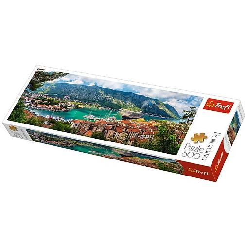 Puzzle Trefl Panorama Kotor, Montenegro de 500 Pzs