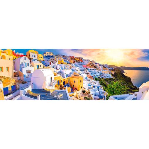 Puzzle Trefl Panorama Santorini de 1000 Piezas