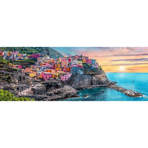 Puzzle Trefl Panorama Vernazza al Atardecer de 500 P