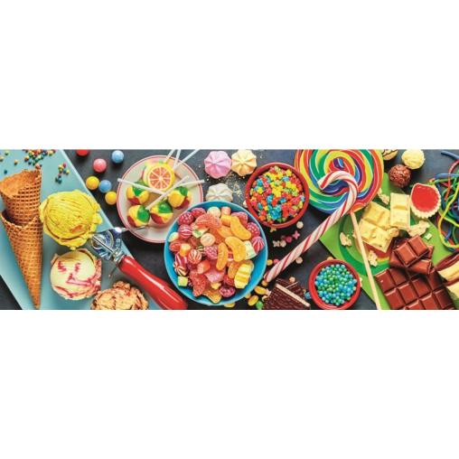 Puzzle Trefl Panorámica Dulces Delicias de 1000 Piezas