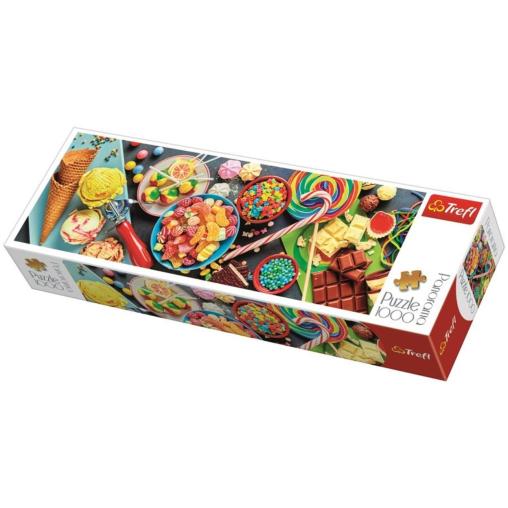 Puzzle Trefl Panorámica Dulces Delicias de 1000 Piezas