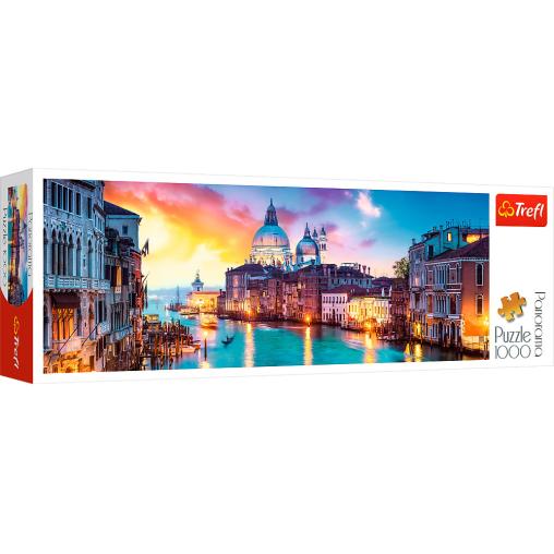 Puzzle Trefl Panorámica Gran Canal, Venecia de 1000 Piezas