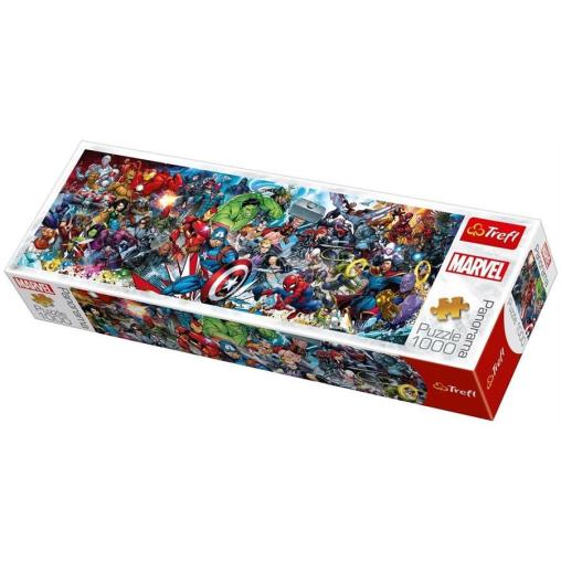 Puzzle Trefl Panorámica Únete al Universo Marvel de 1000 Pzs