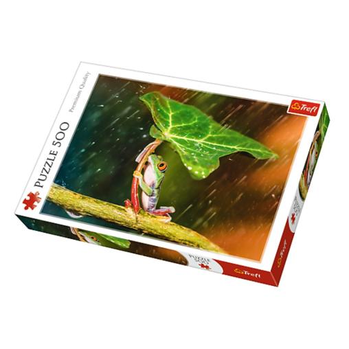 Puzzle Trefl Paraguas Verde de 500 Piezas