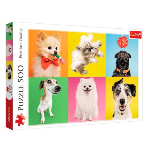 Puzzle Trefl Perritos de 500 Piezas